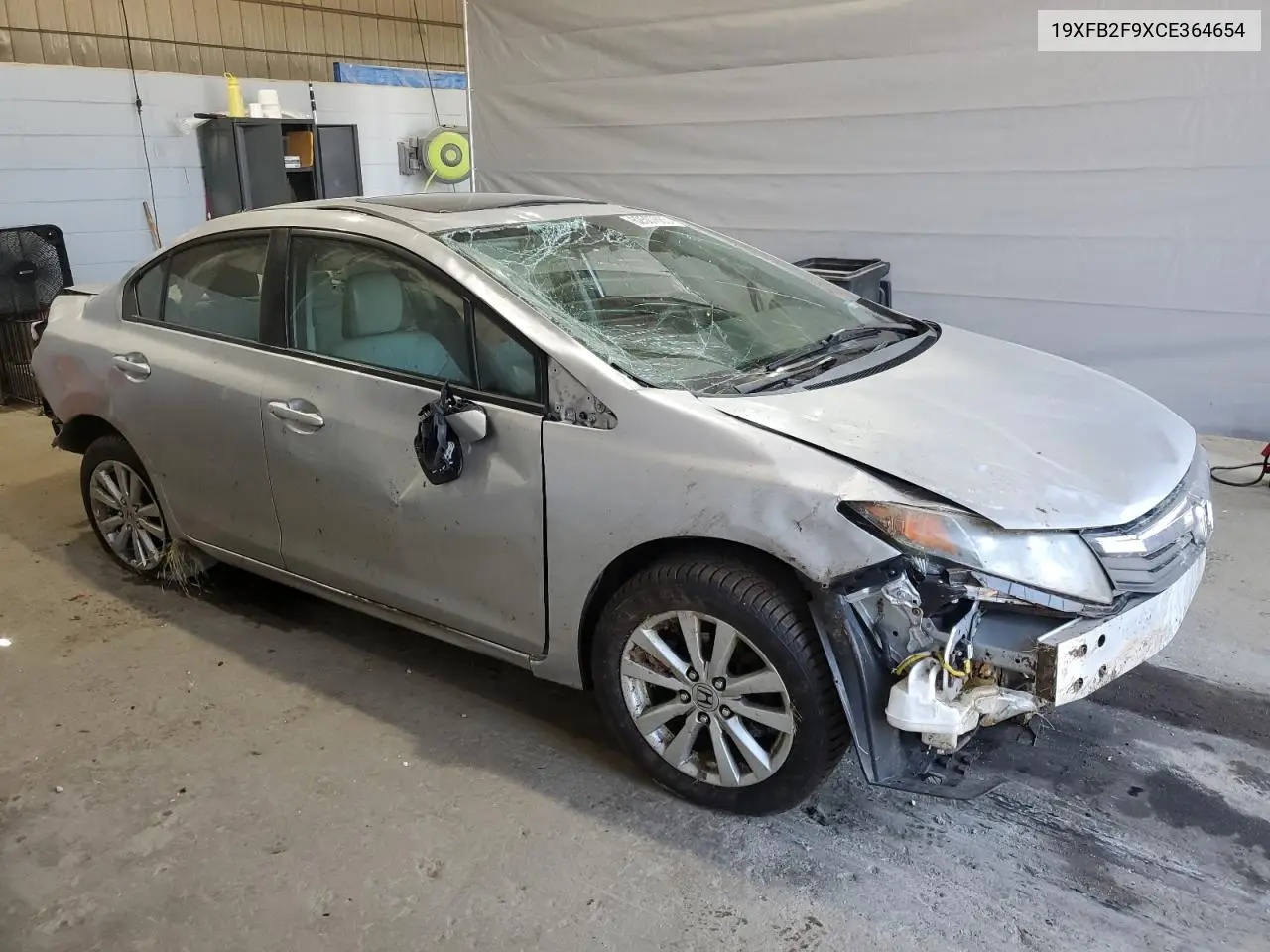 2012 Honda Civic Exl VIN: 19XFB2F9XCE364654 Lot: 62507665