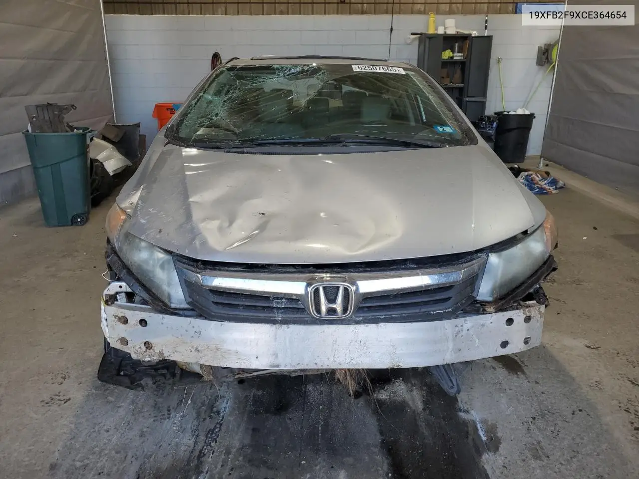2012 Honda Civic Exl VIN: 19XFB2F9XCE364654 Lot: 62507665