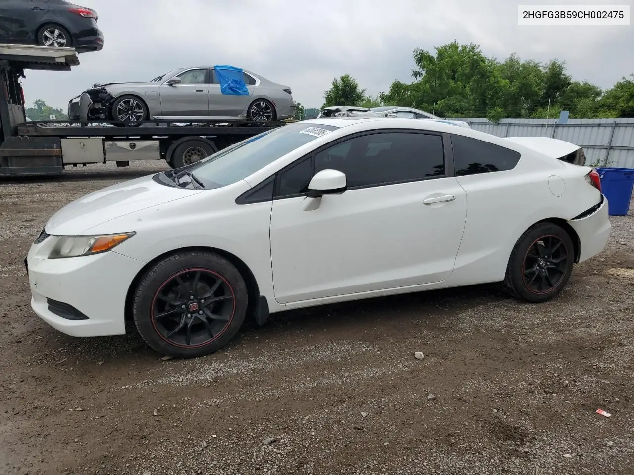 2012 Honda Civic Lx VIN: 2HGFG3B59CH002475 Lot: 62685285