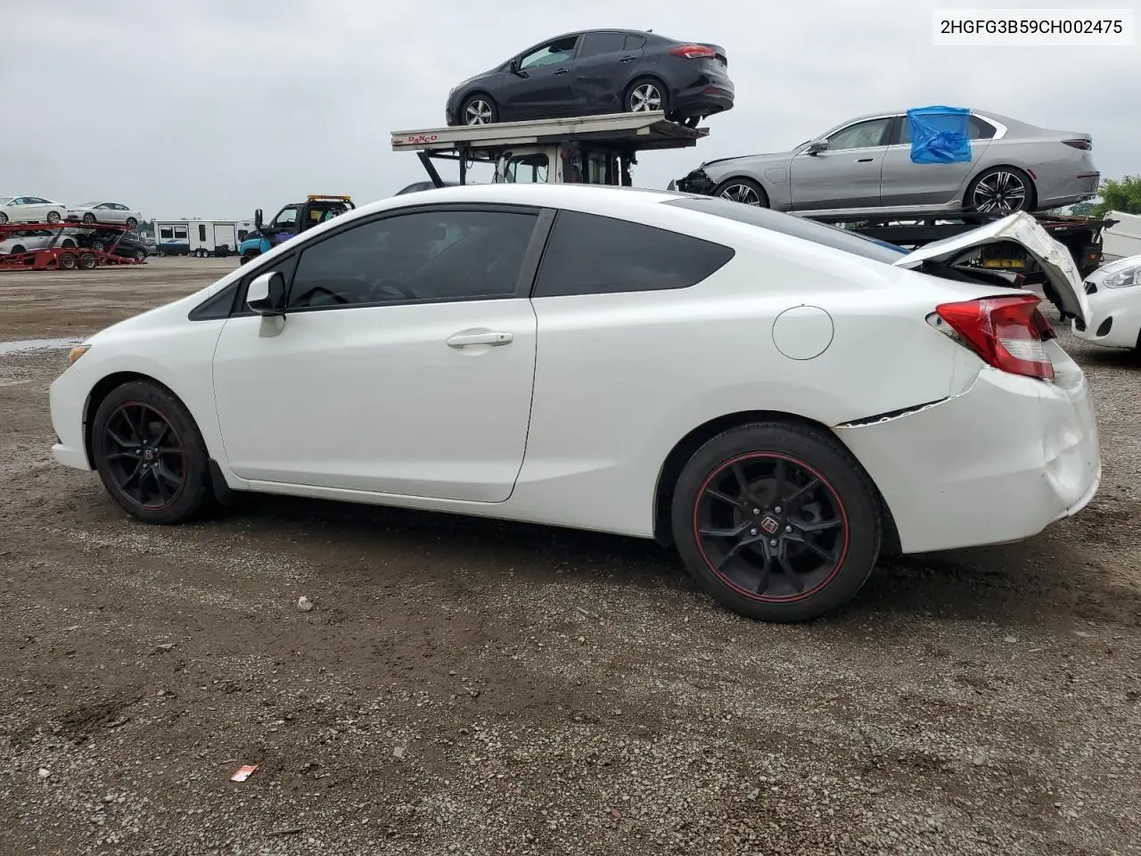 2012 Honda Civic Lx VIN: 2HGFG3B59CH002475 Lot: 62685285