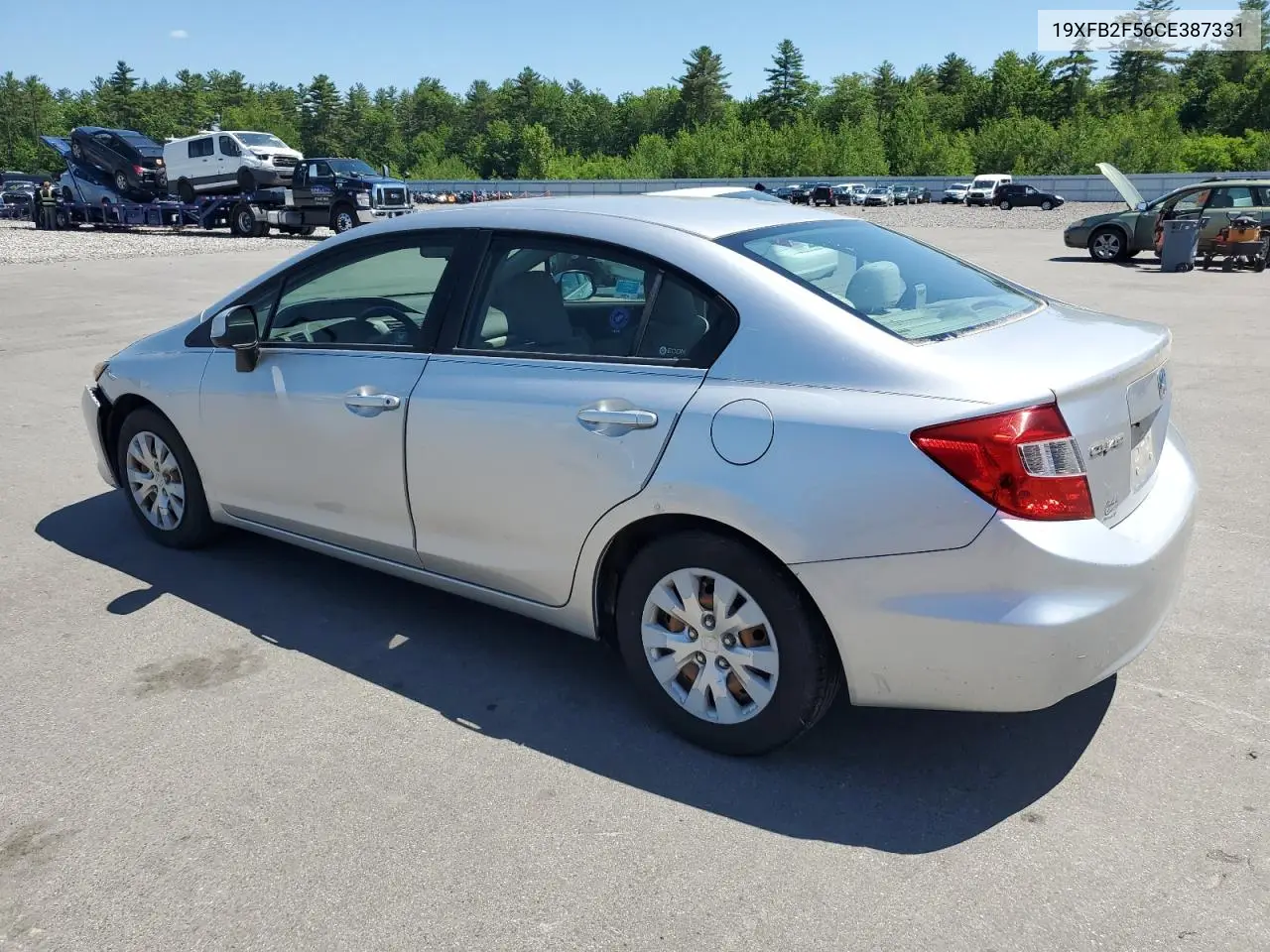 2012 Honda Civic Lx VIN: 19XFB2F56CE387331 Lot: 62845065