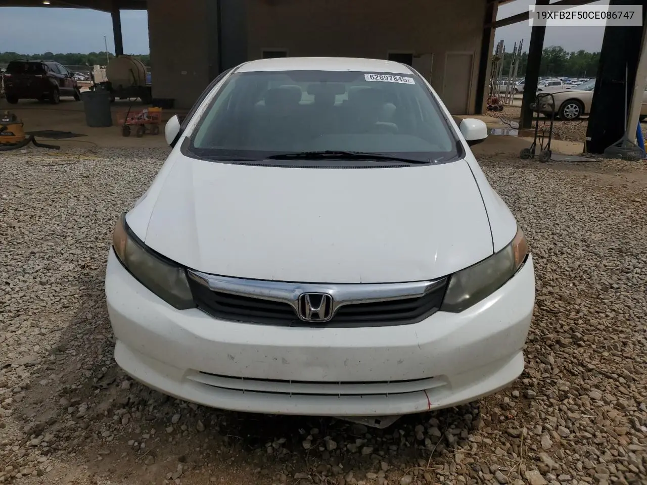 2012 Honda Civic Lx VIN: 19XFB2F50CE086747 Lot: 62897845