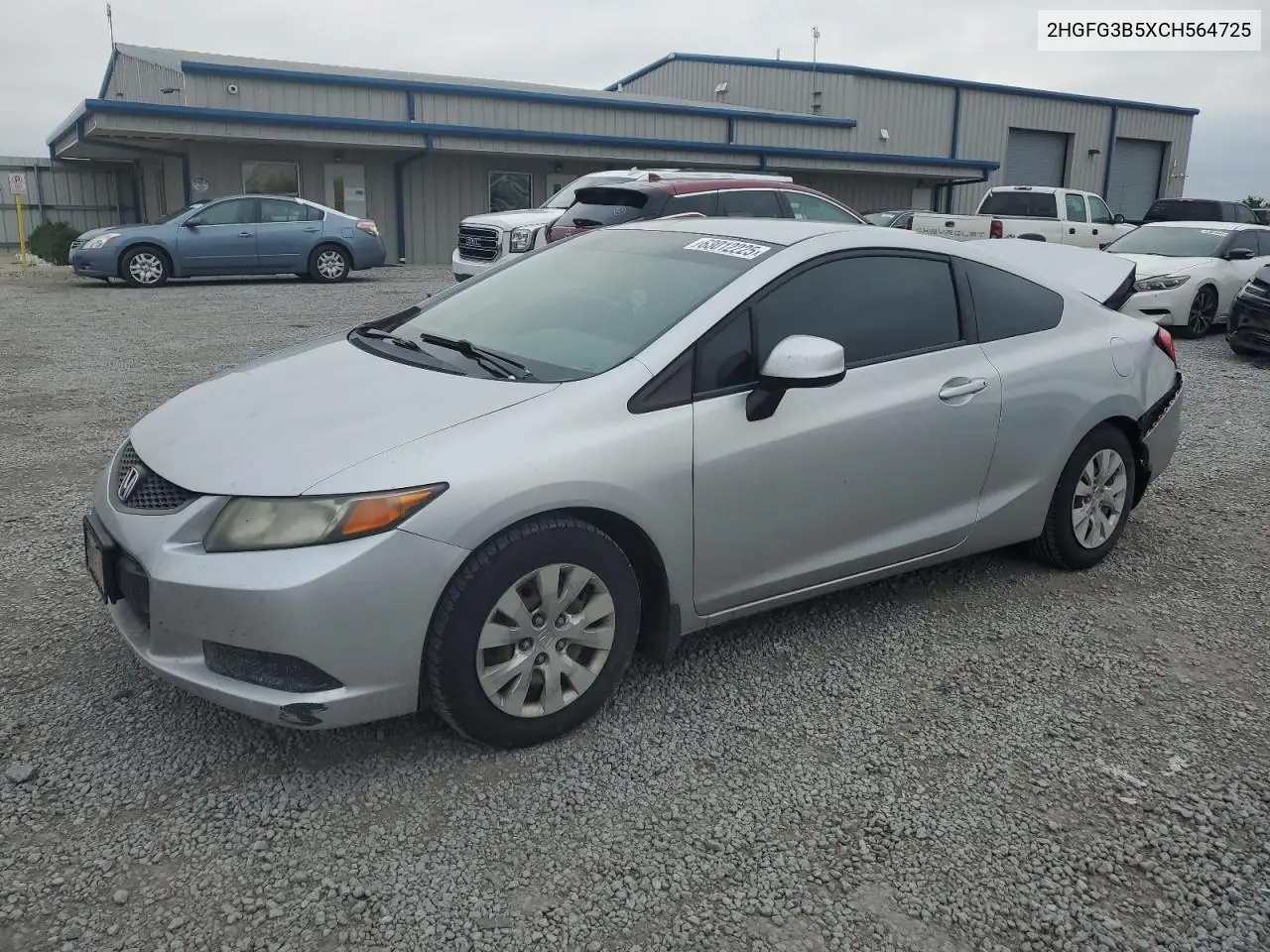 2012 Honda Civic Lx VIN: 2HGFG3B5XCH564725 Lot: 63012225
