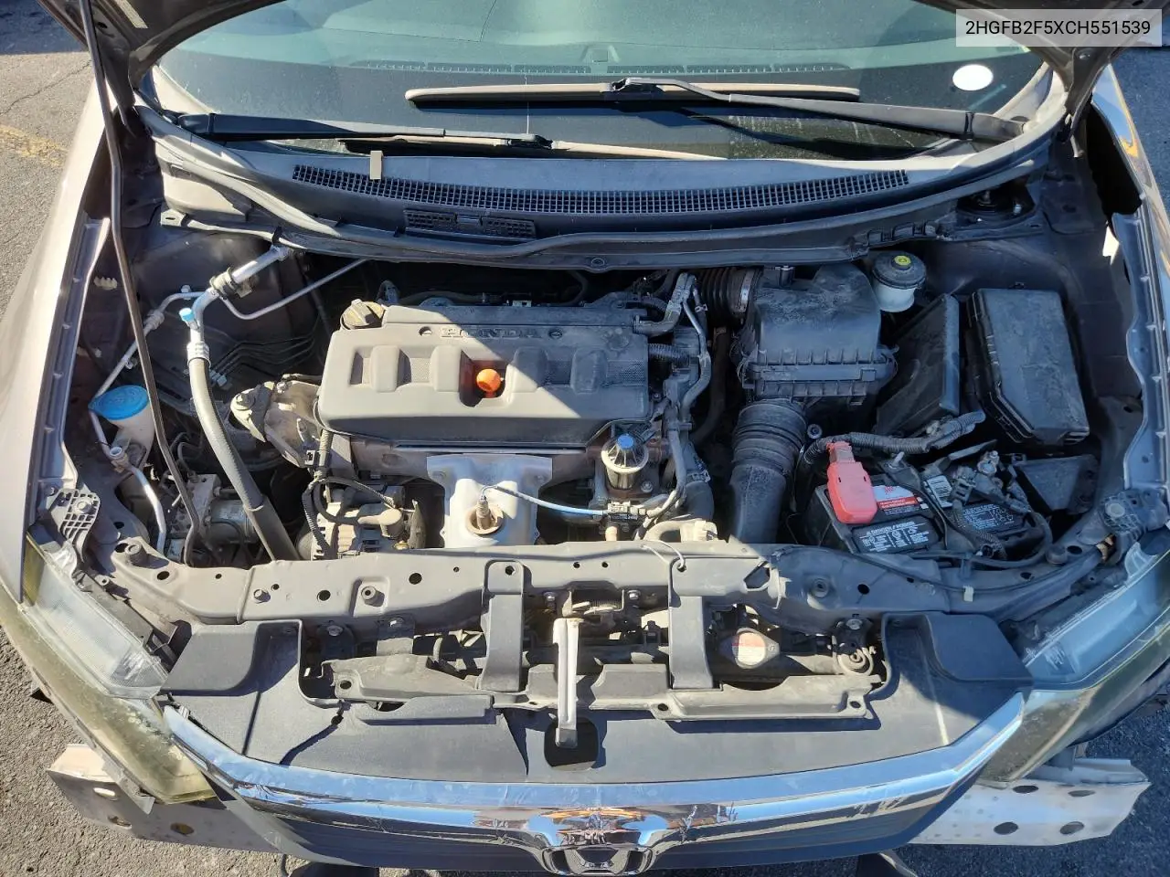 2012 Honda Civic Lx VIN: 2HGFB2F5XCH551539 Lot: 63046525