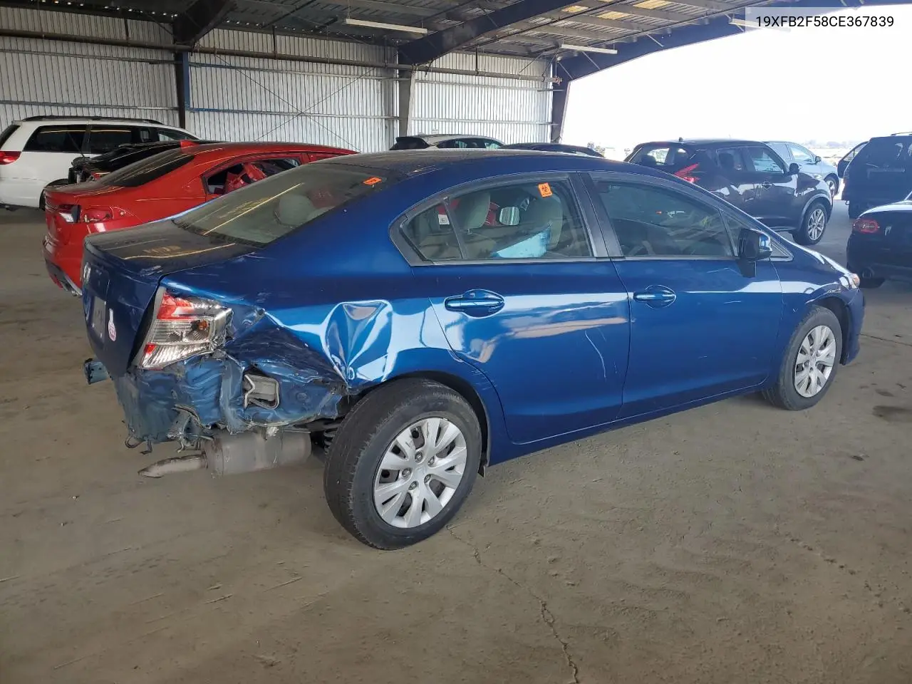19xfb2f58ce367839 19XFB2F58CE367839 2012 Honda Civic Lx