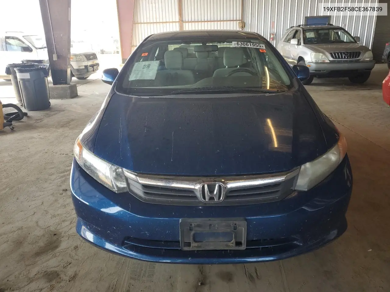 19xfb2f58ce367839 19XFB2F58CE367839 2012 Honda Civic Lx