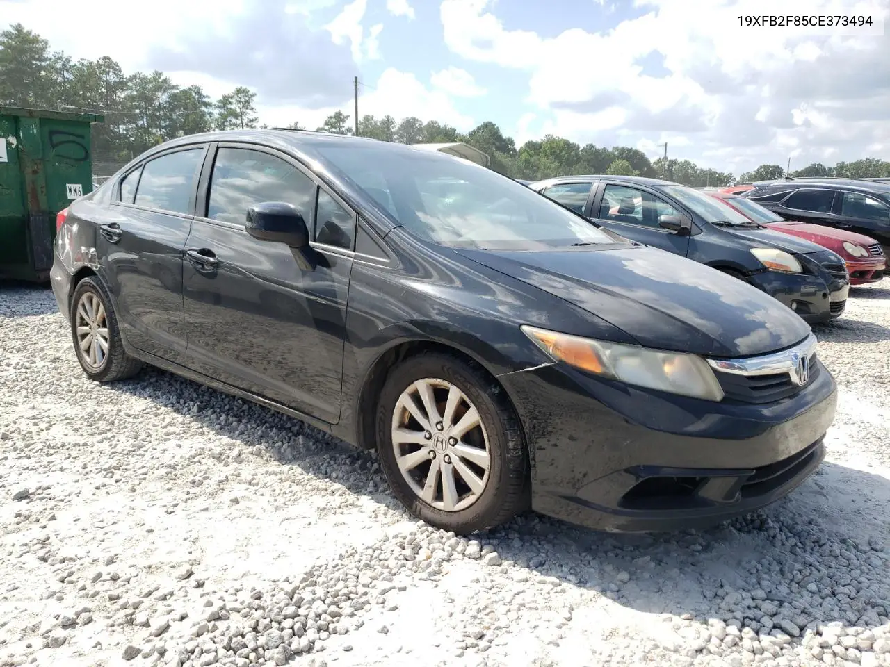 2012 Honda Civic Ex VIN: 19XFB2F85CE373494 Lot: 63089365