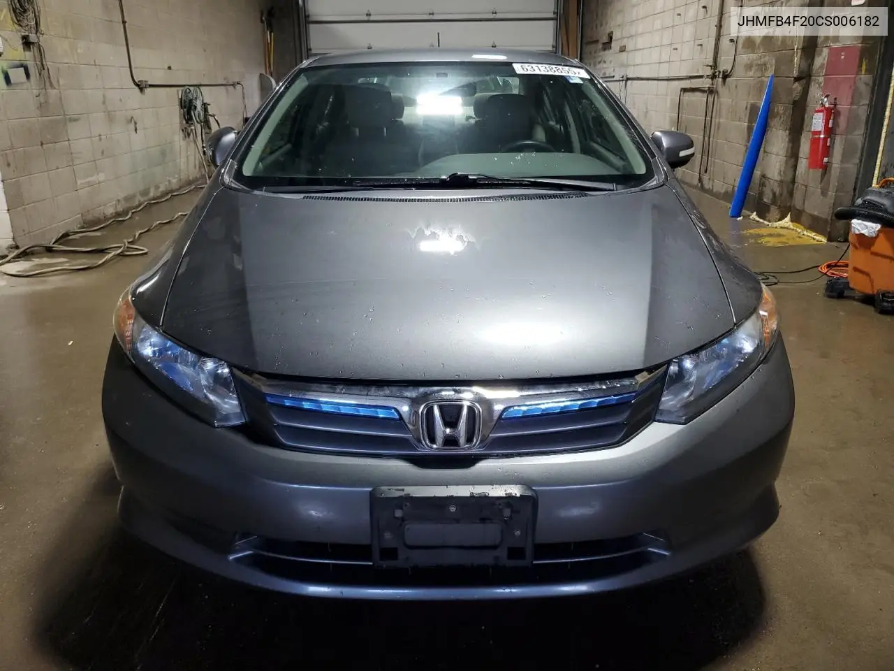 2012 Honda Civic Hybrid VIN: JHMFB4F20CS006182 Lot: 63138855
