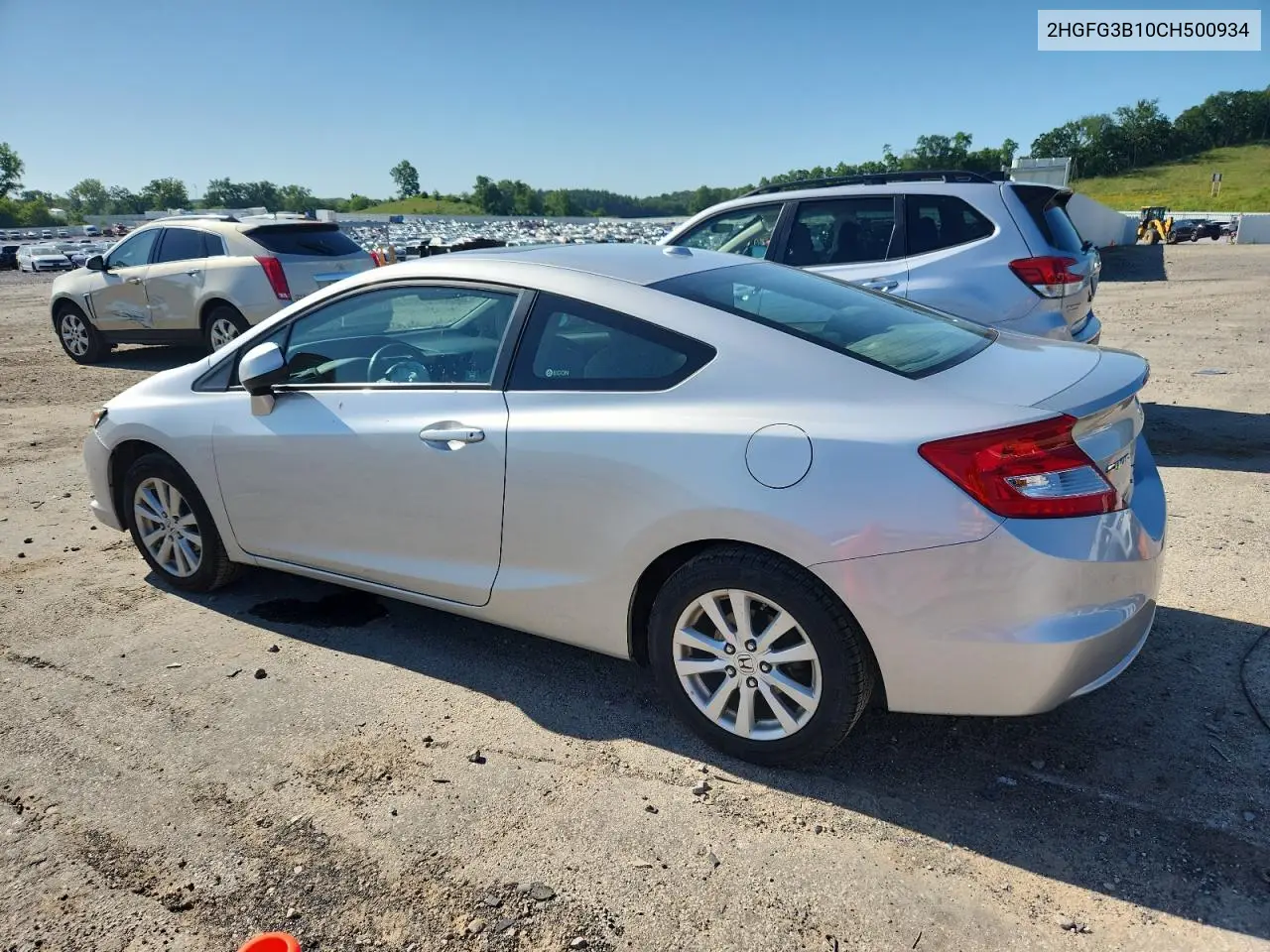 2012 Honda Civic Exl VIN: 2HGFG3B10CH500934 Lot: 63425605