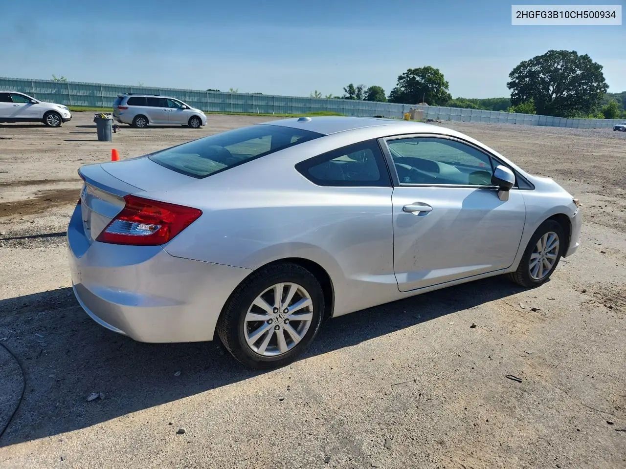 2012 Honda Civic Exl VIN: 2HGFG3B10CH500934 Lot: 63425605
