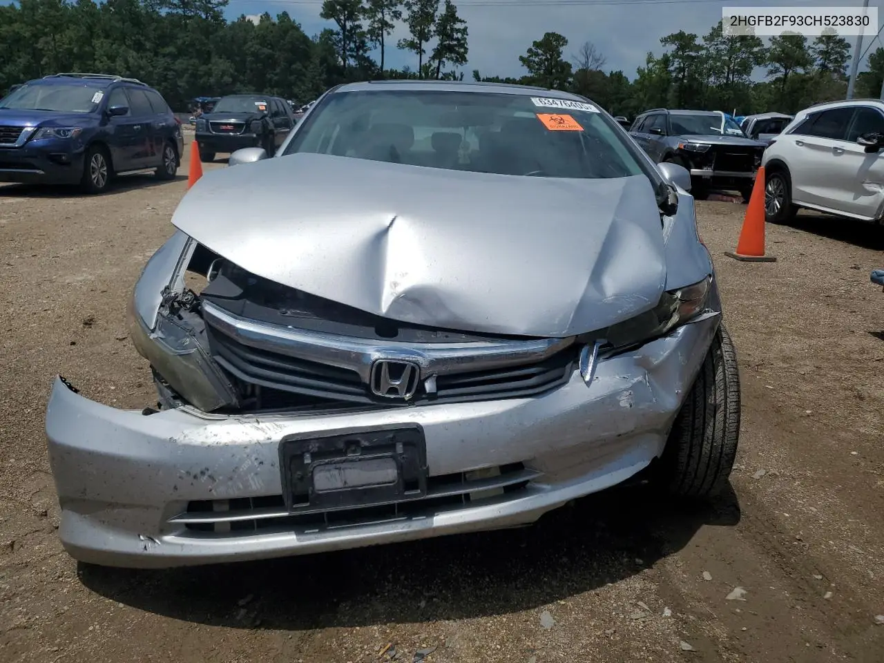 2hgfb2f93ch523830 2HGFB2F93CH523830 2012 Honda Civic Exl