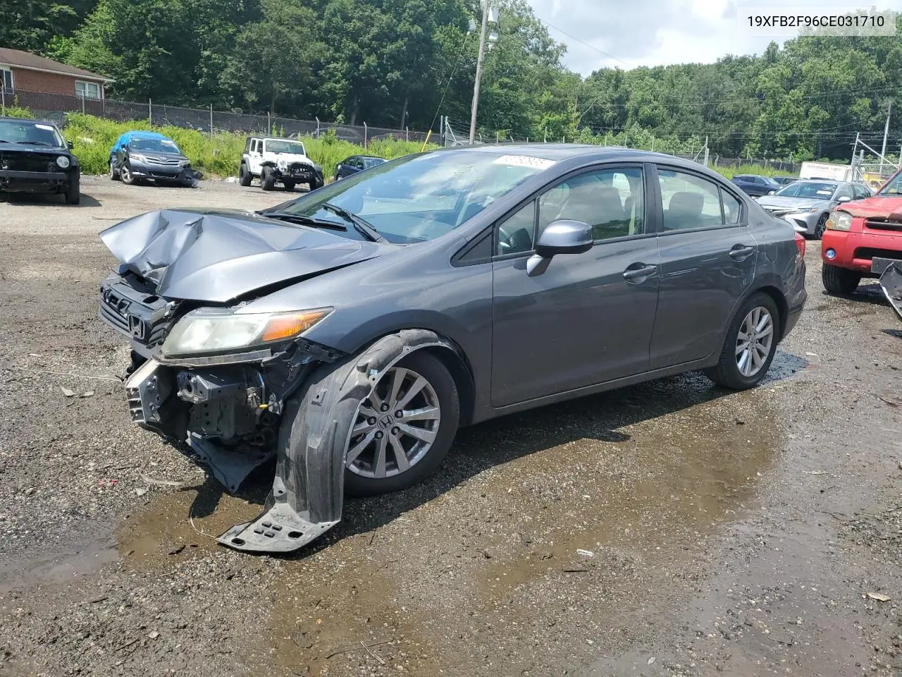 2012 Honda Civic Exl VIN: 19XFB2F96CE031710 Lot: 63762935