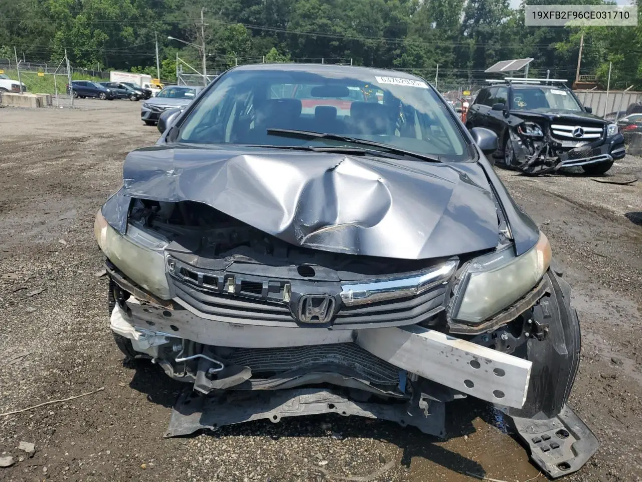 2012 Honda Civic Exl VIN: 19XFB2F96CE031710 Lot: 63762935