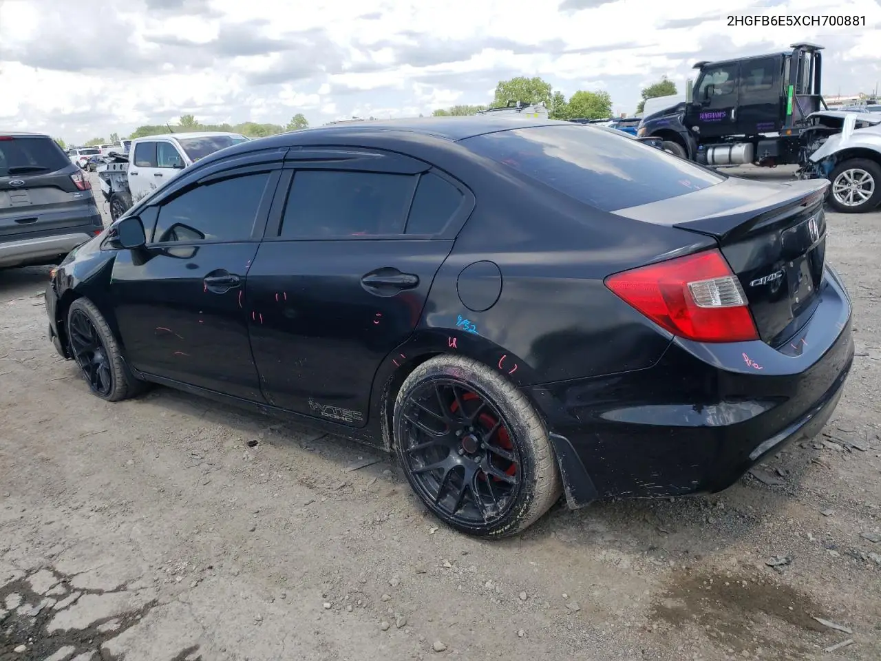 2012 Honda Civic Si VIN: 2HGFB6E5XCH700881 Lot: 63967845