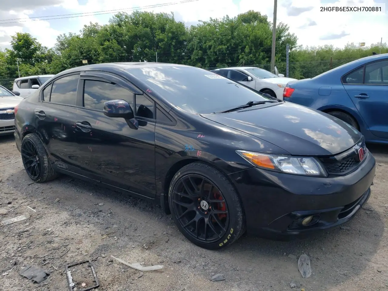 2012 Honda Civic Si VIN: 2HGFB6E5XCH700881 Lot: 63967845