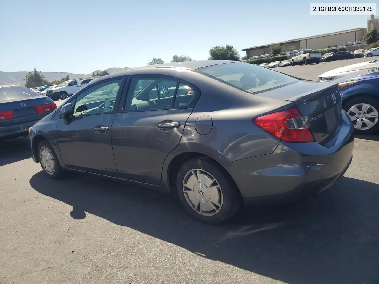 2012 Honda Civic Hf VIN: 2HGFB2F60CH332128 Lot: 64061255