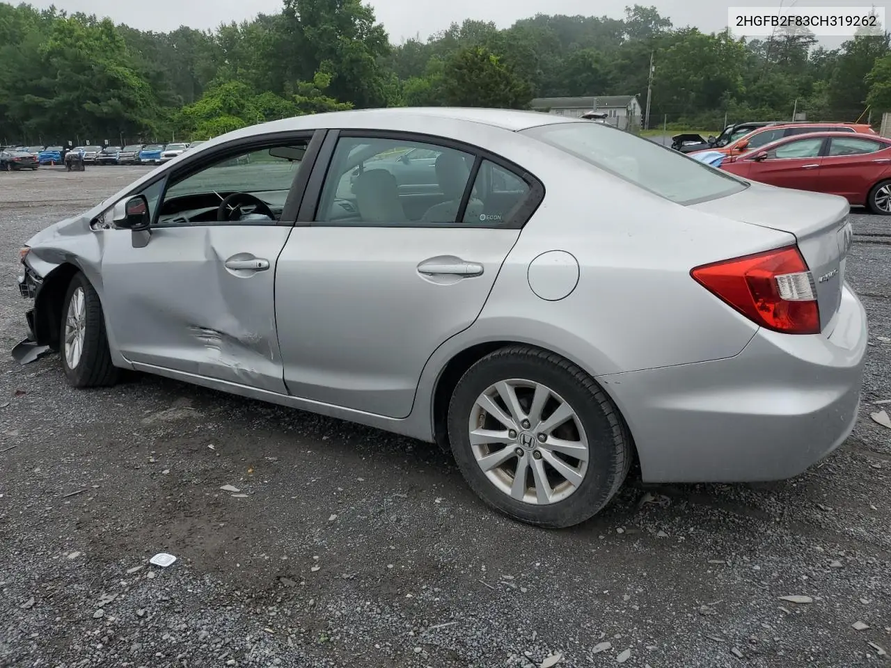 2hgfb2f83ch319262 2HGFB2F83CH319262 2012 Honda Civic Ex