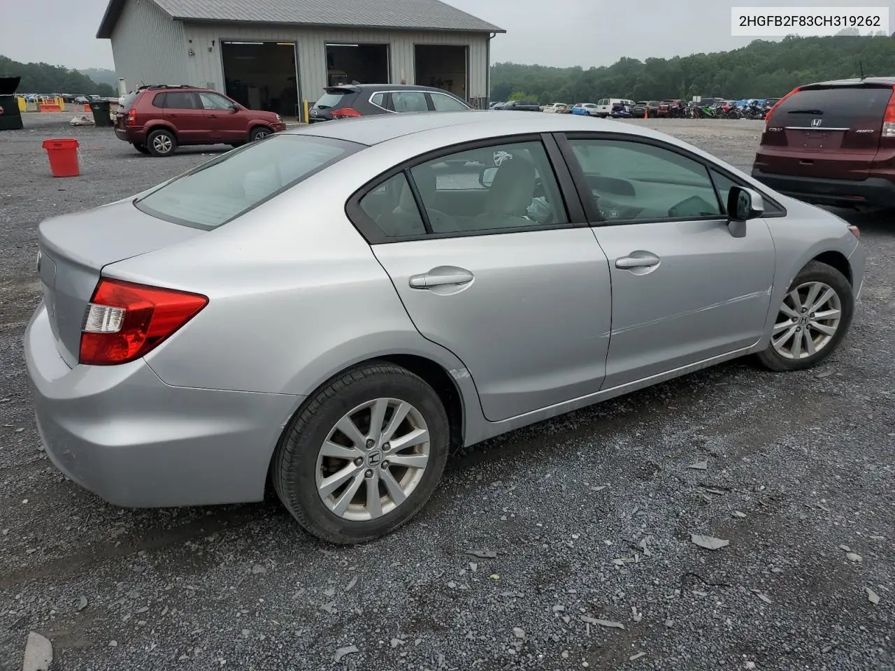 2hgfb2f83ch319262 2HGFB2F83CH319262 2012 Honda Civic Ex