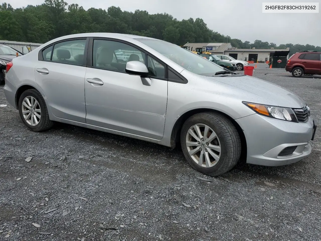 2hgfb2f83ch319262 2HGFB2F83CH319262 2012 Honda Civic Ex