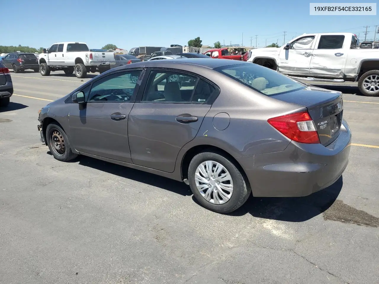 2012 Honda Civic Lx VIN: 19XFB2F54CE332165 Lot: 64219565