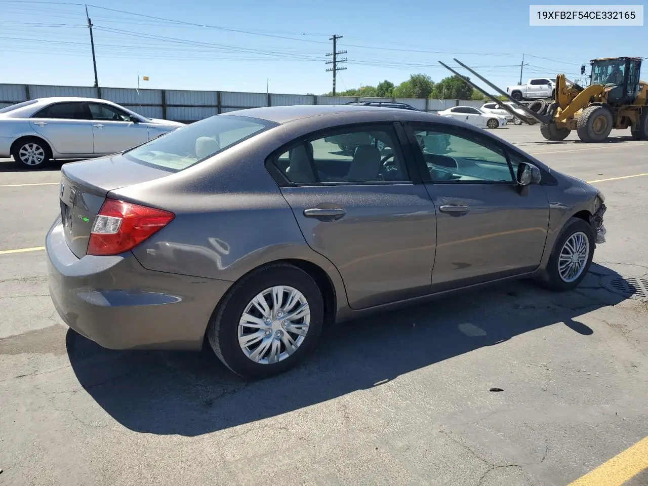 2012 Honda Civic Lx VIN: 19XFB2F54CE332165 Lot: 64219565