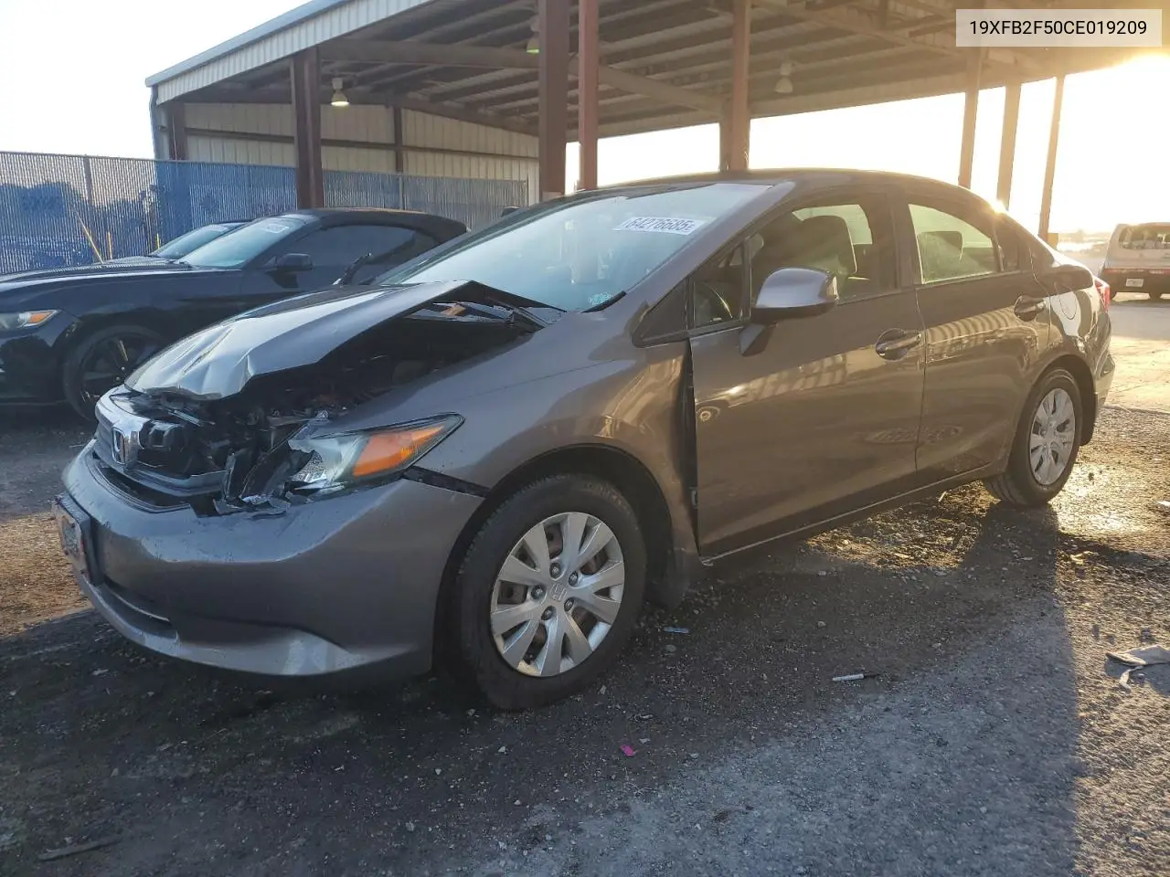 2012 Honda Civic Lx VIN: 19XFB2F50CE019209 Lot: 64276685