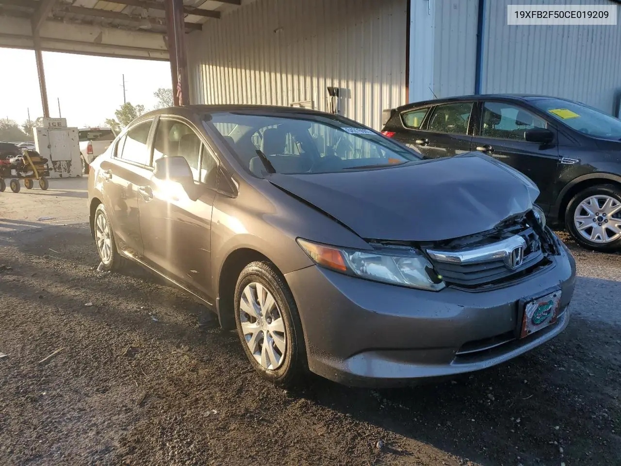 2012 Honda Civic Lx VIN: 19XFB2F50CE019209 Lot: 64276685