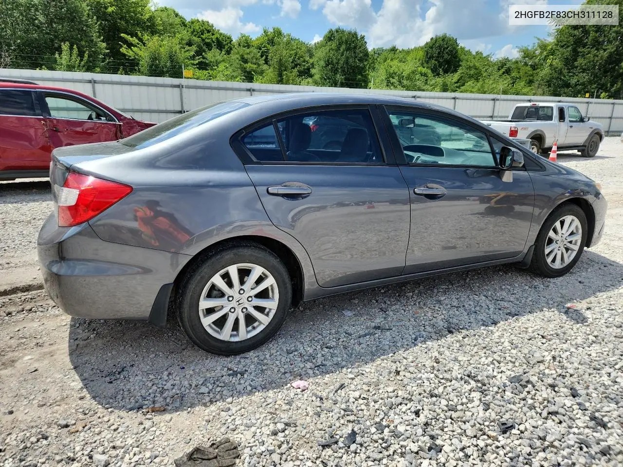2012 Honda Civic Ex VIN: 2HGFB2F83CH311128 Lot: 64328555