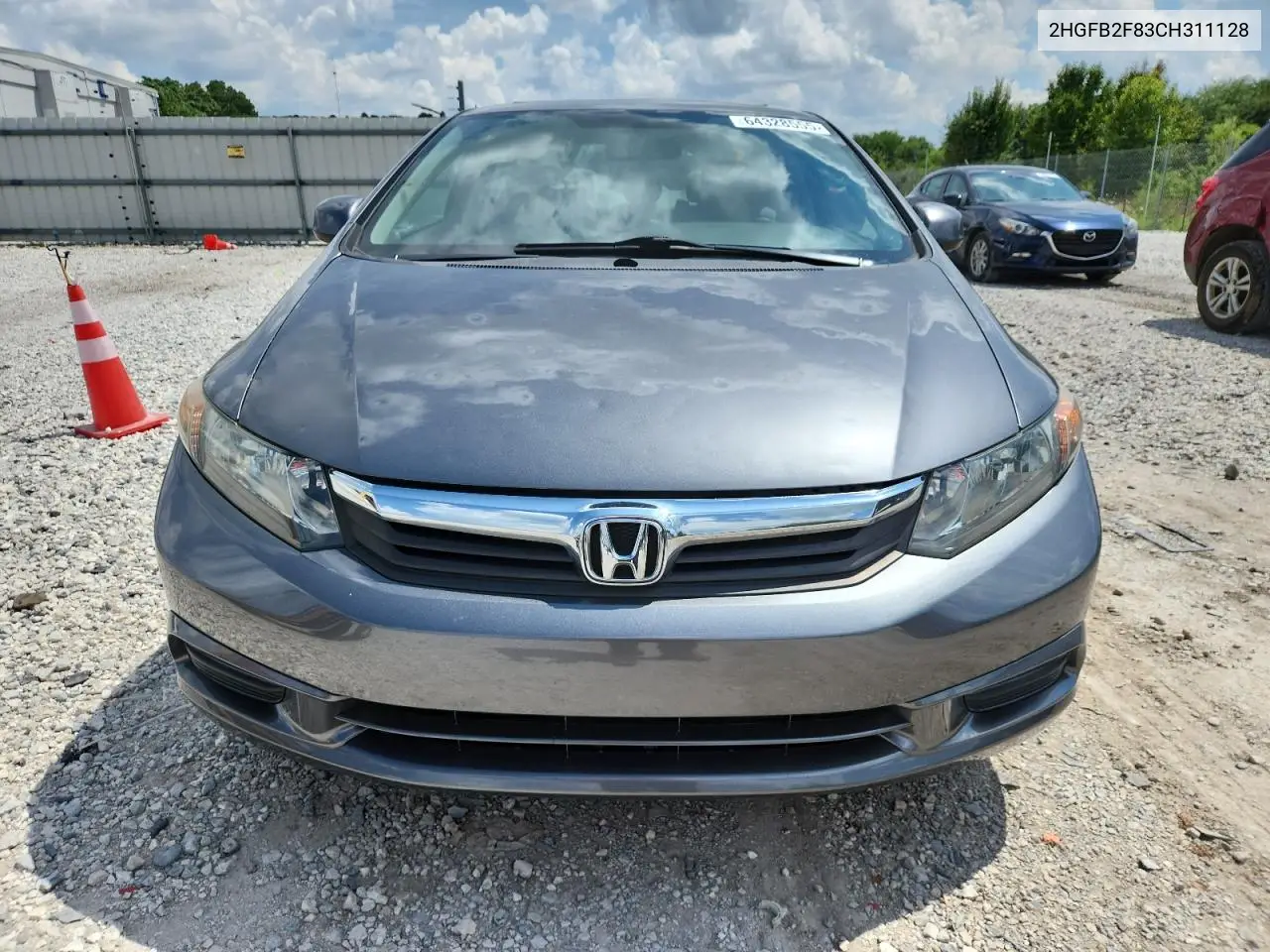 2012 Honda Civic Ex VIN: 2HGFB2F83CH311128 Lot: 64328555