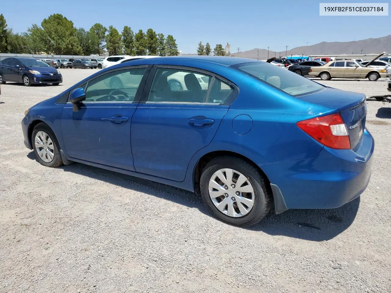 2012 Honda Civic Lx VIN: 19XFB2F51CE037184 Lot: 64577335