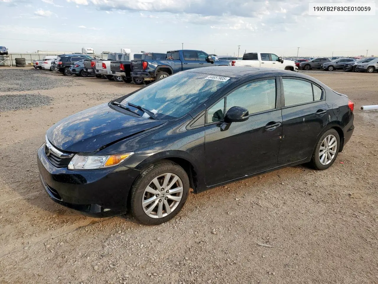 19xfb2f83ce010059 19XFB2F83CE010059 2012 Honda Civic Ex