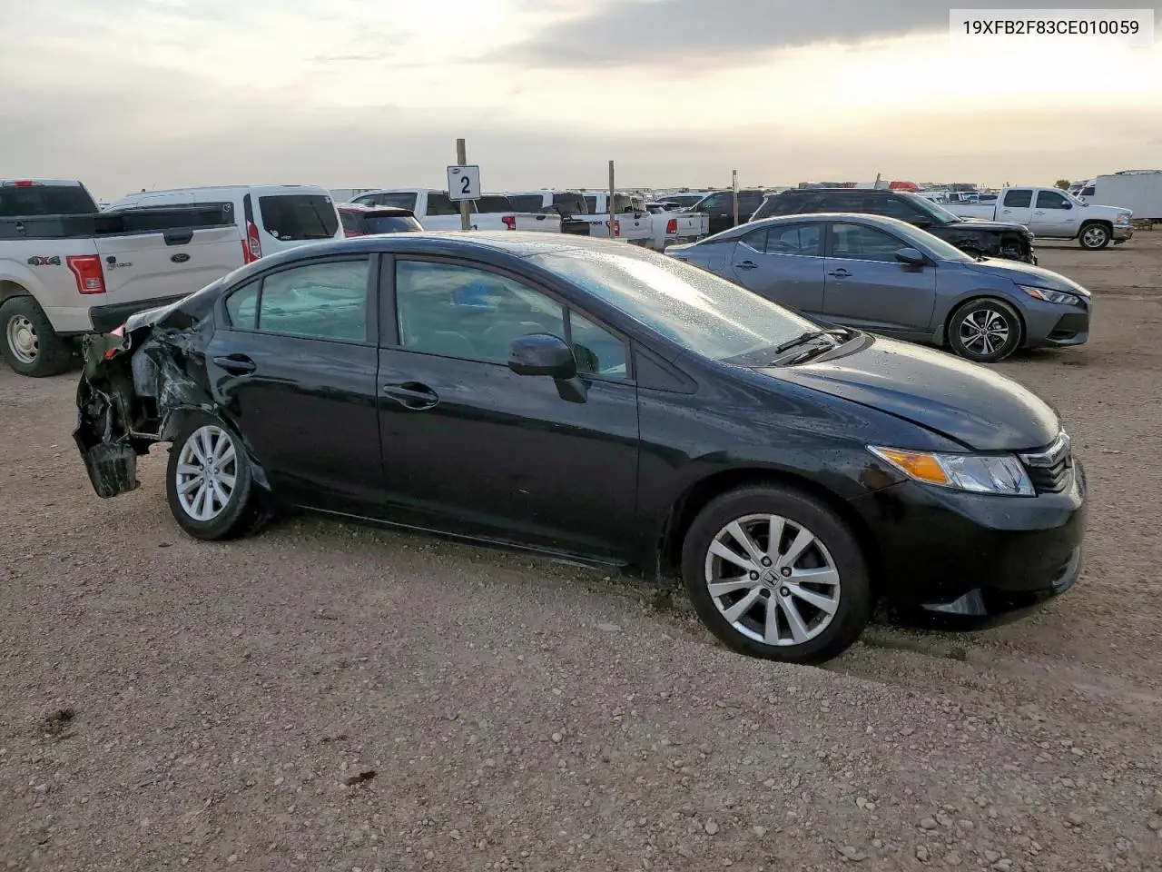 19xfb2f83ce010059 19XFB2F83CE010059 2012 Honda Civic Ex