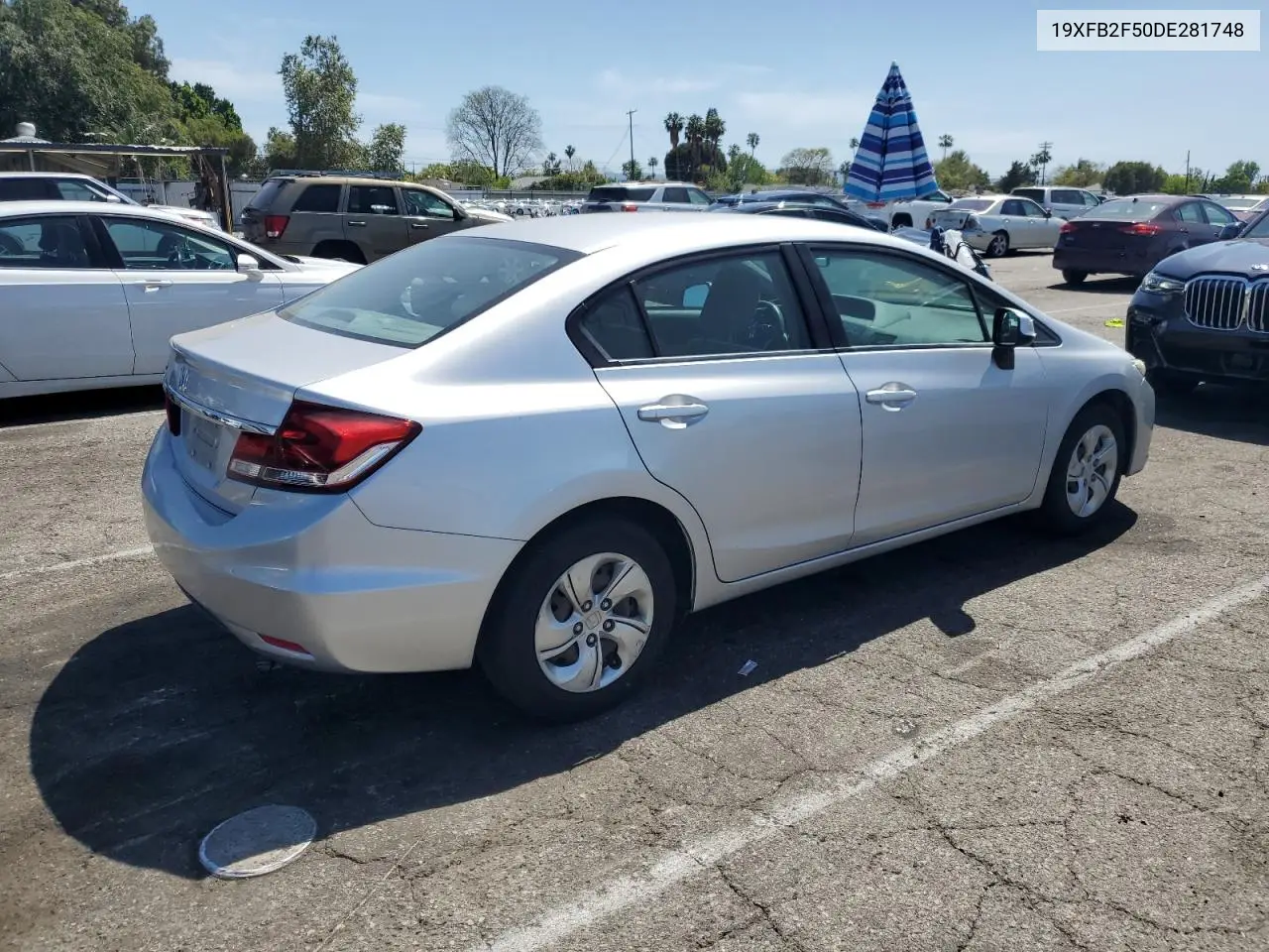19xfb2f50de281748 19XFB2F50DE281748 2013 Honda Civic Lx