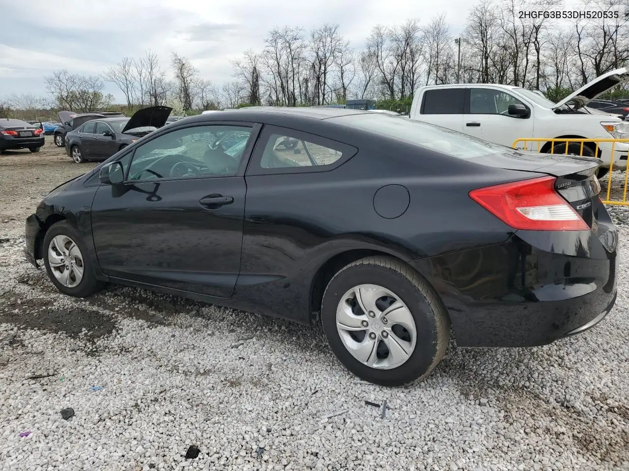 2013 Honda Civic Lx VIN: 2HGFG3B53DH520535 Lot: 51563625