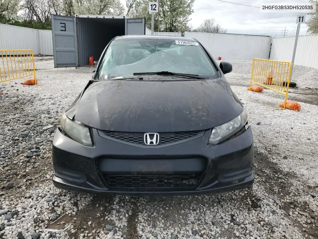 2013 Honda Civic Lx VIN: 2HGFG3B53DH520535 Lot: 51563625