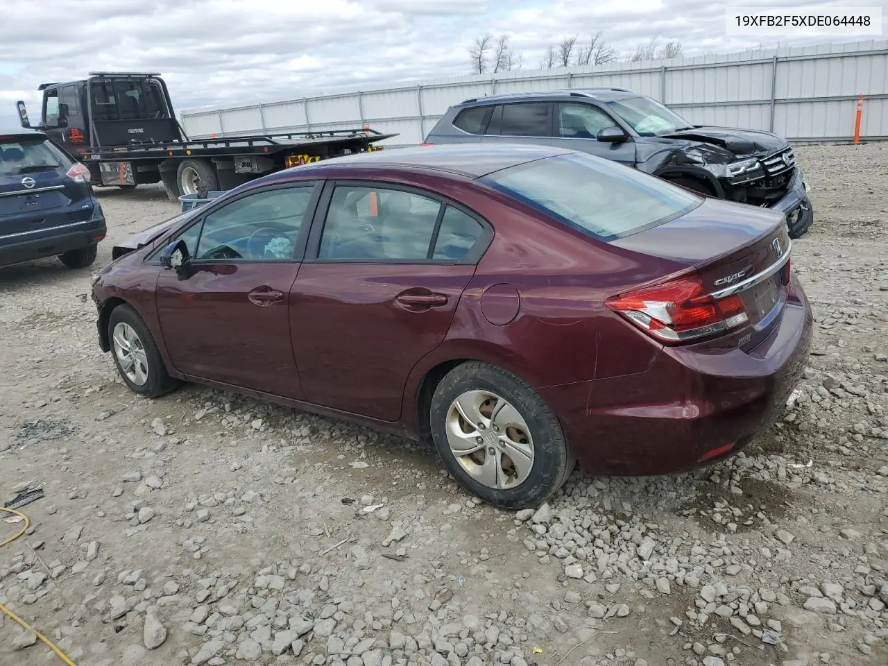 2013 Honda Civic Lx VIN: 19XFB2F5XDE064448 Lot: 52310915