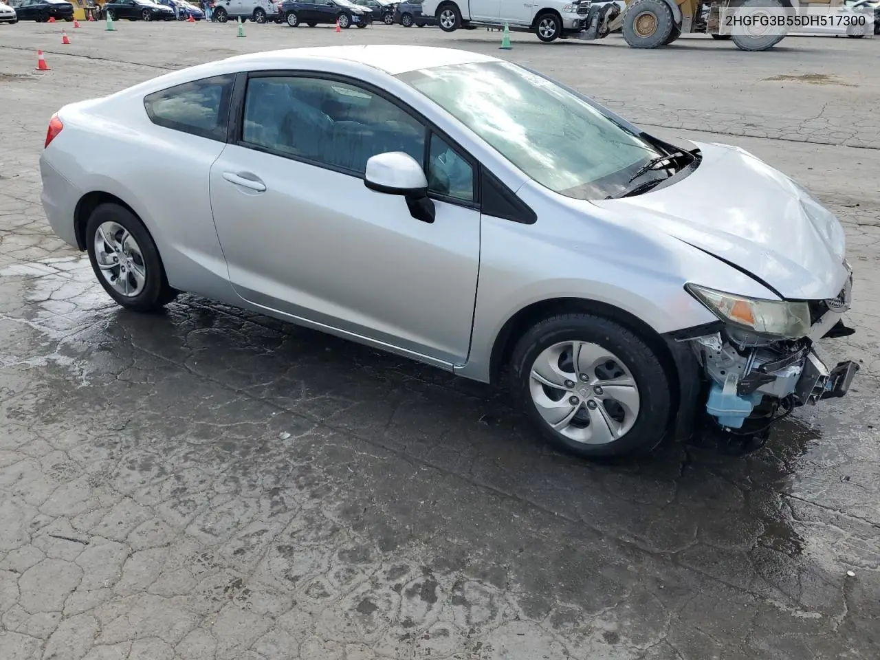 2013 Honda Civic Lx VIN: 2HGFG3B55DH517300 Lot: 55486385