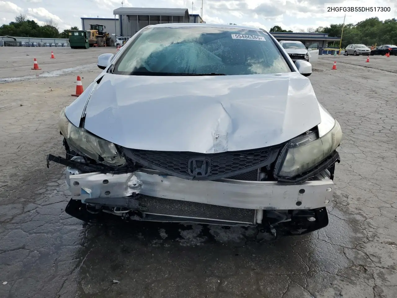 2013 Honda Civic Lx VIN: 2HGFG3B55DH517300 Lot: 55486385