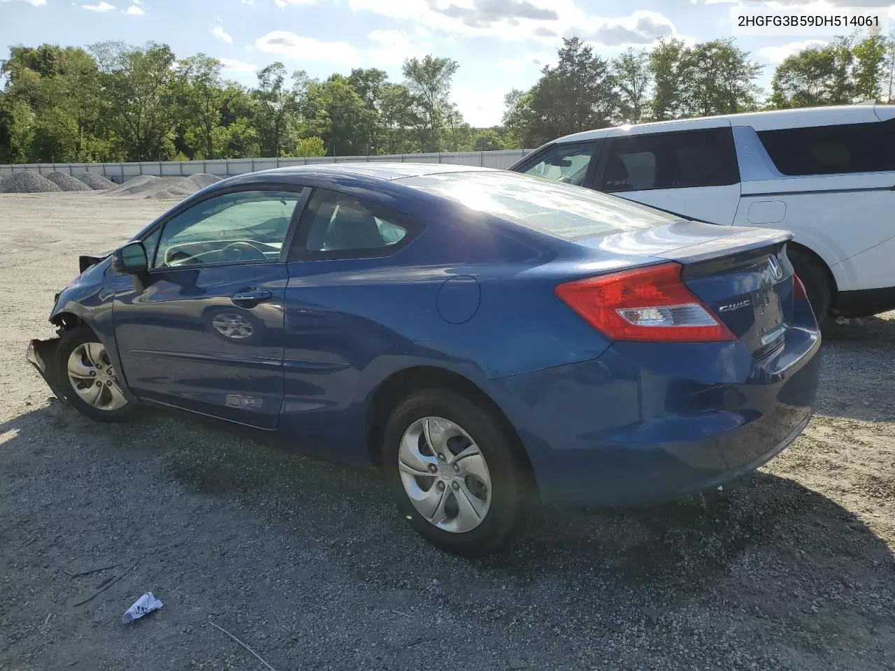 2013 Honda Civic Lx VIN: 2HGFG3B59DH514061 Lot: 55682395