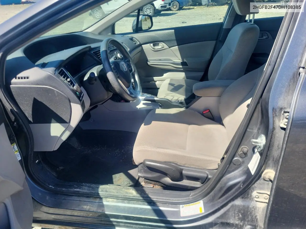 2013 Honda Civic Lx VIN: 2HGFB2F47DH108385 Lot: 55720035