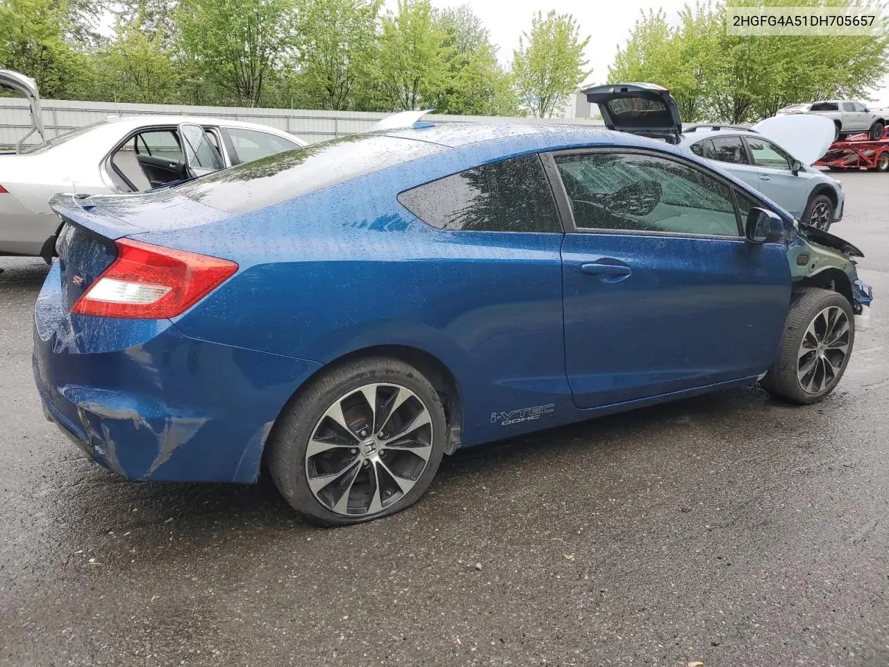2013 Honda Civic Si VIN: 2HGFG4A51DH705657 Lot: 56499885