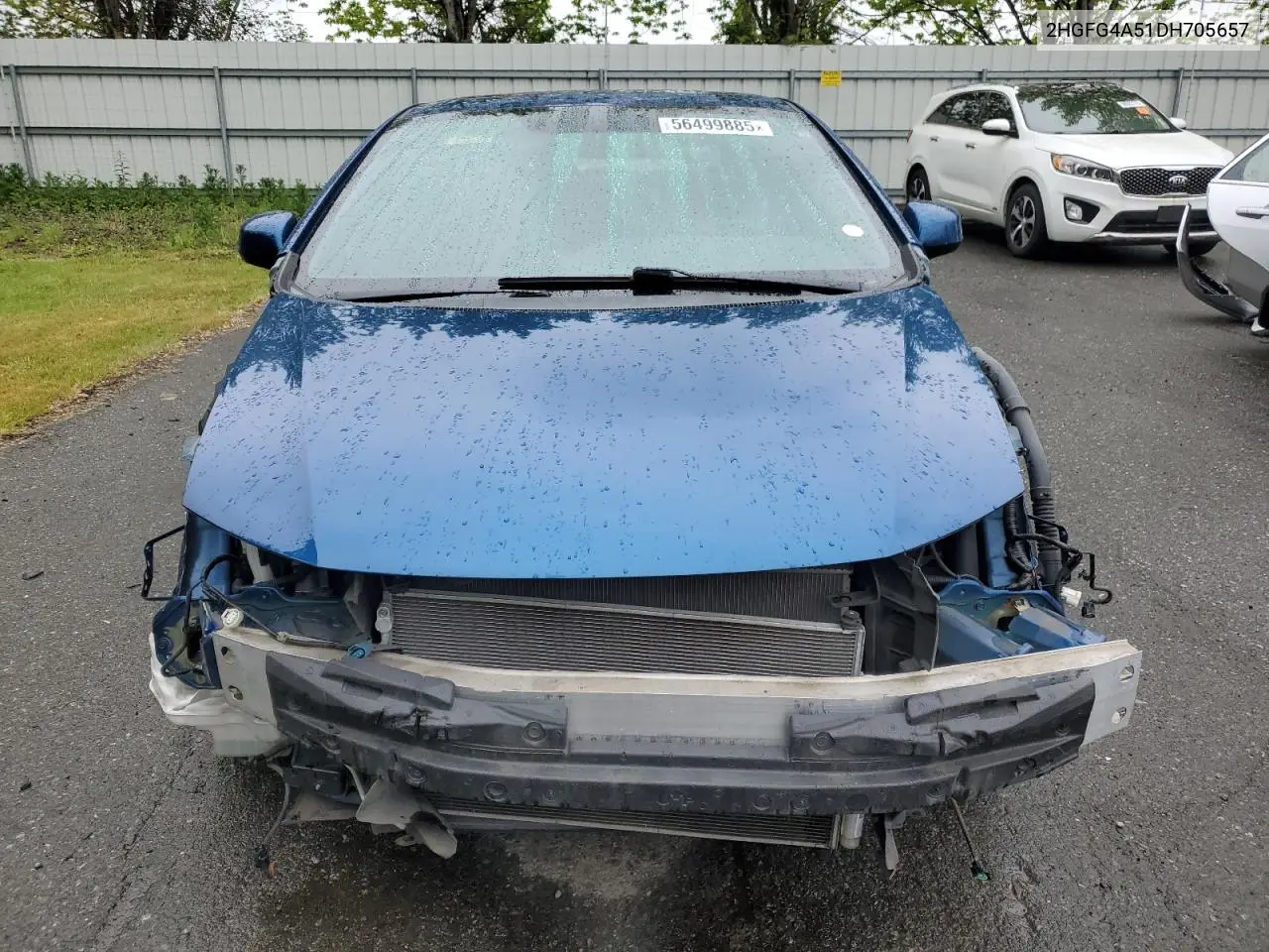 2013 Honda Civic Si VIN: 2HGFG4A51DH705657 Lot: 56499885