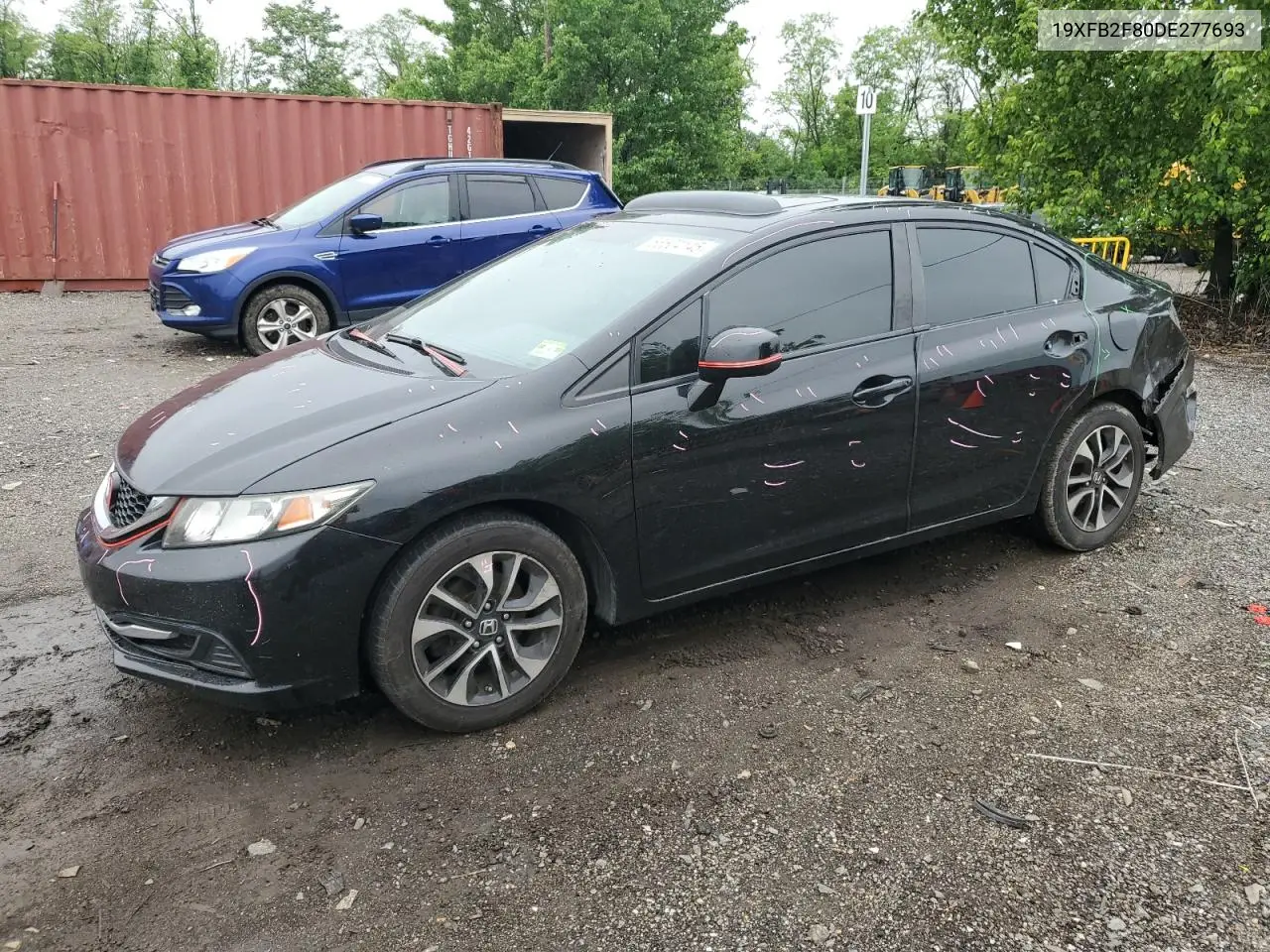 2013 Honda Civic Ex VIN: 19XFB2F80DE277693 Lot: 56504145