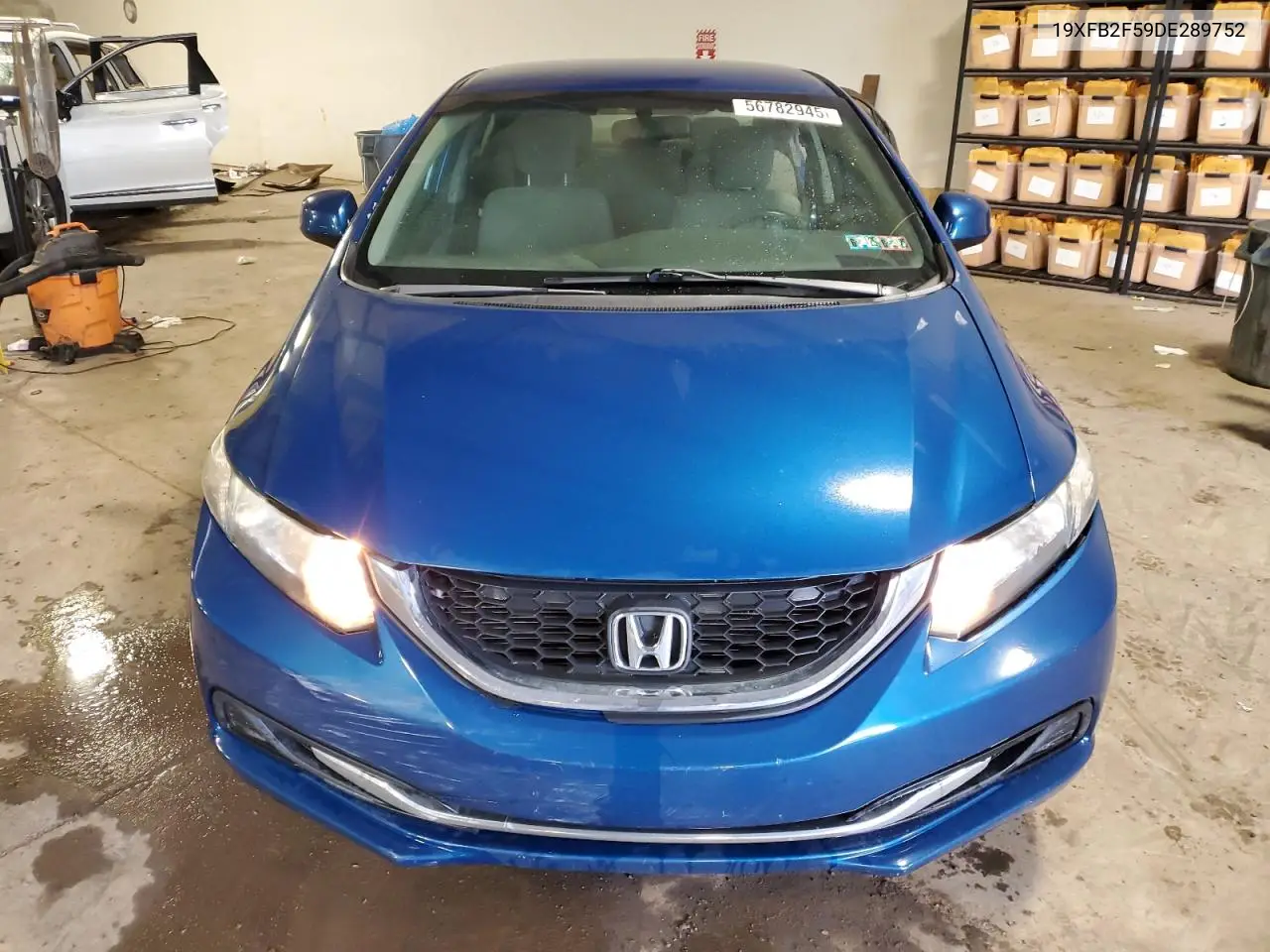 2013 Honda Civic Lx VIN: 19XFB2F59DE289752 Lot: 56782945
