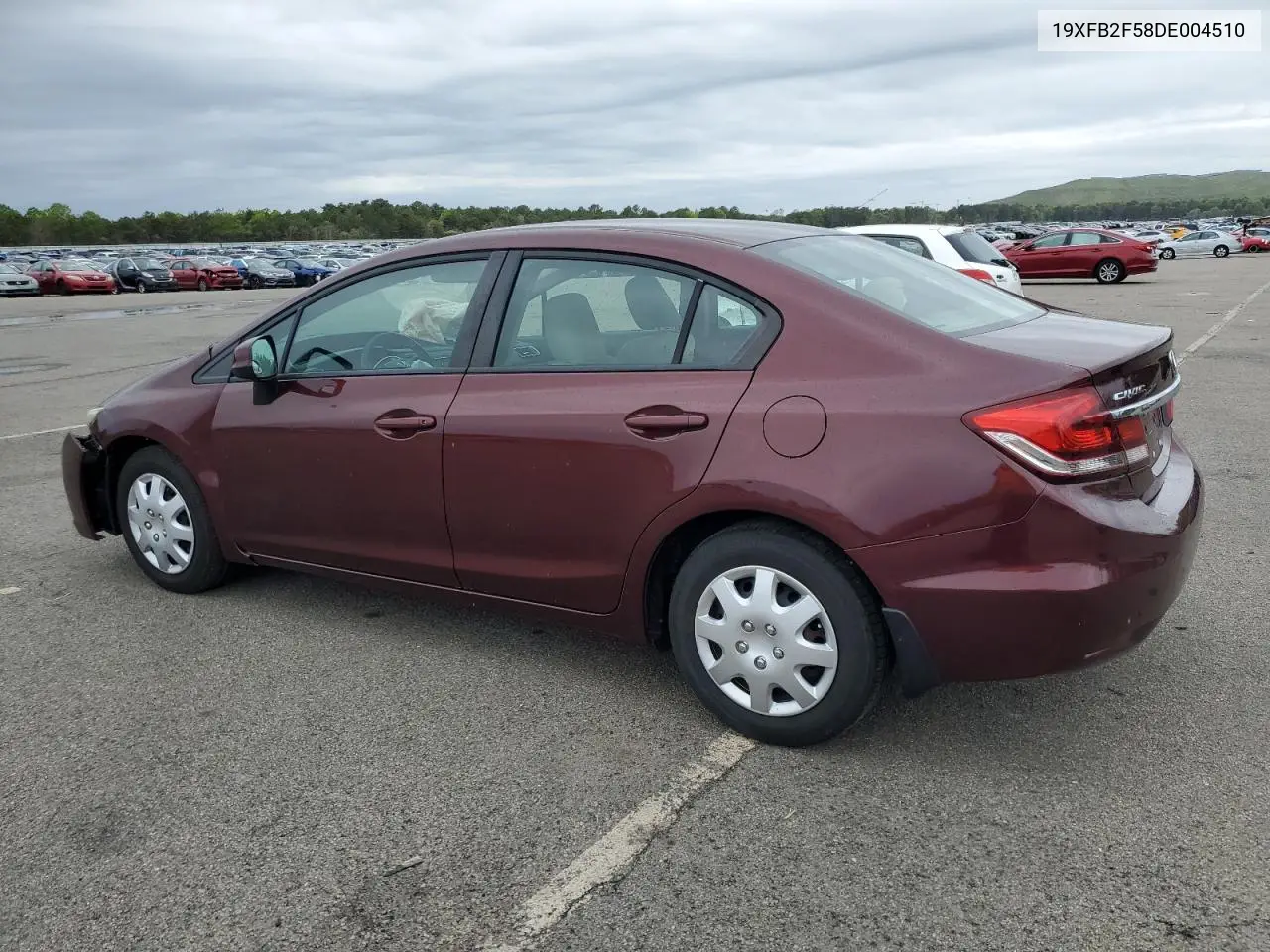 2013 Honda Civic Lx VIN: 19XFB2F58DE004510 Lot: 56802995