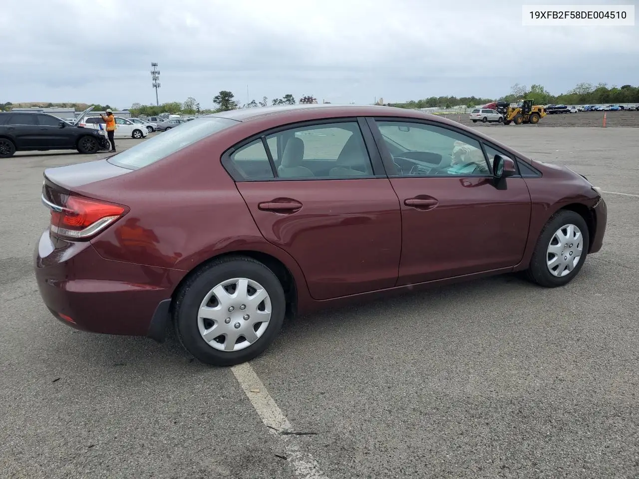 2013 Honda Civic Lx VIN: 19XFB2F58DE004510 Lot: 56802995