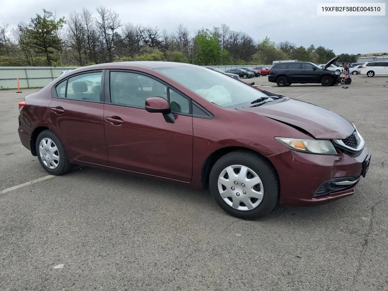 2013 Honda Civic Lx VIN: 19XFB2F58DE004510 Lot: 56802995