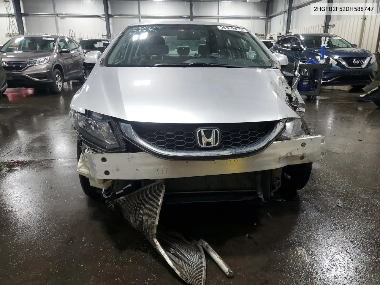 2hgfb2f52dh588747 2HGFB2F52DH588747 2013 Honda Civic Lx