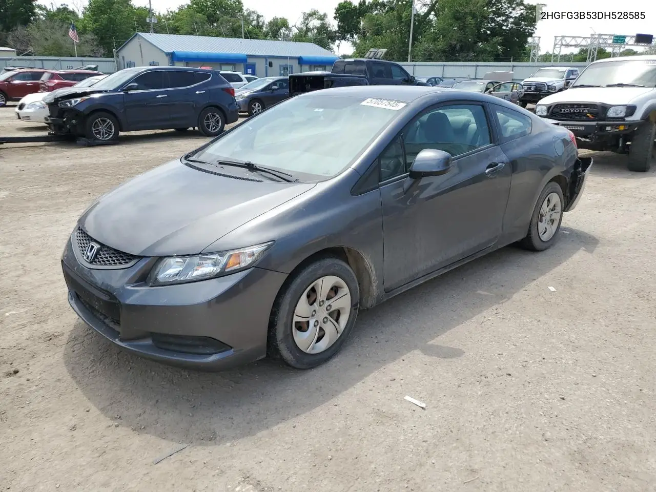 2hgfg3b53dh528585 2HGFG3B53DH528585 2013 Honda Civic Lx