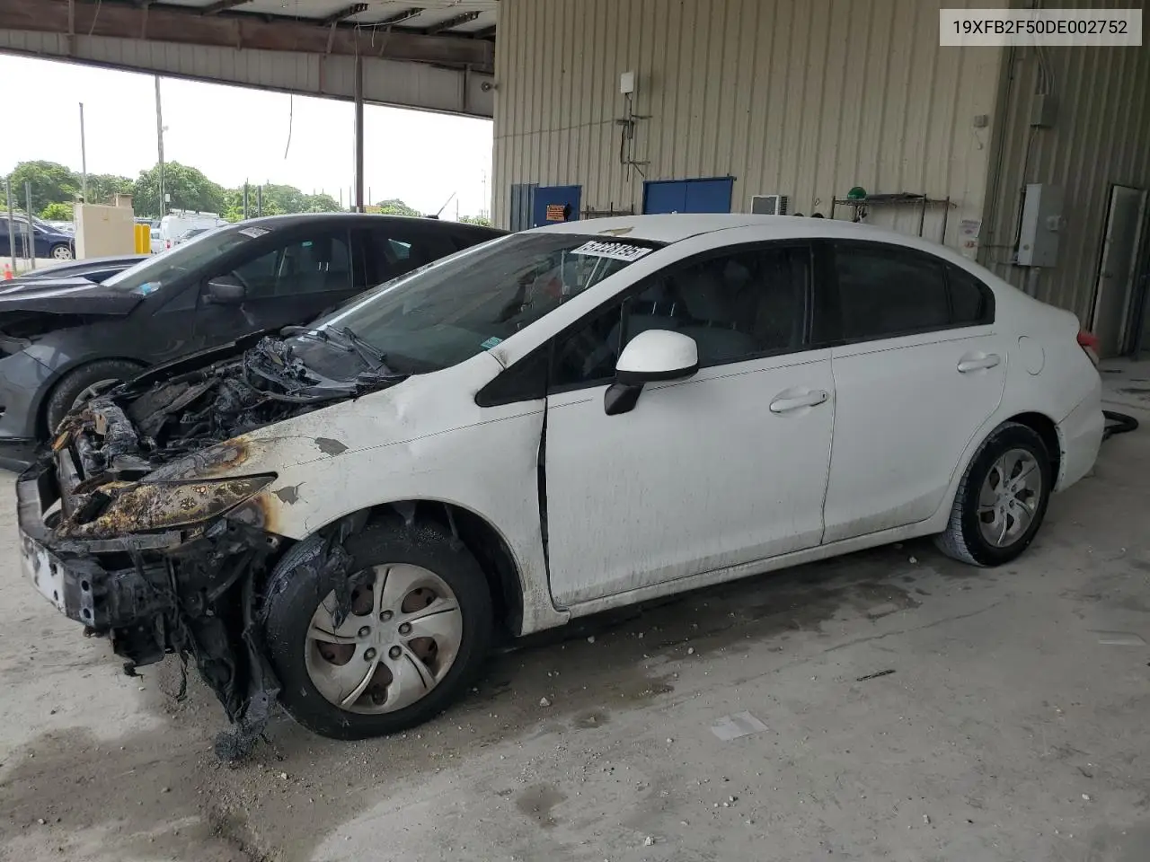 2013 Honda Civic Lx VIN: 19XFB2F50DE002752 Lot: 57228195